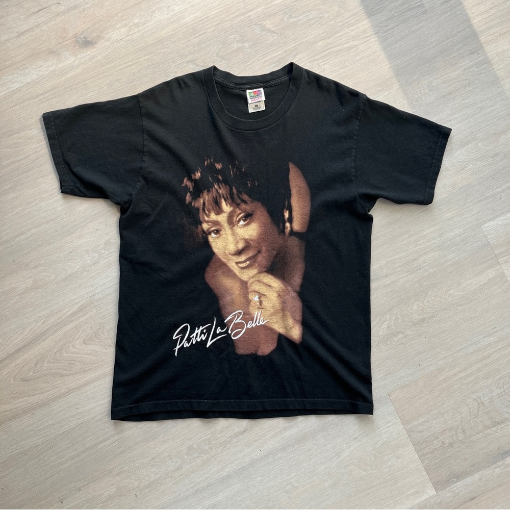 Vintage Patti LaBelle Don’t Block The Blessings 90s Black Shirt Size L